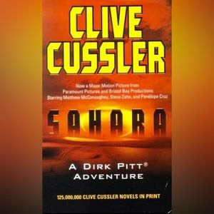Sahara A Dirk Pitt Novel By Clive Cussler Motion Picture Softcover book 568 Pgs